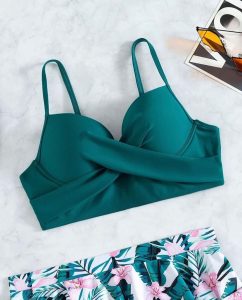 مایو دامنی سبز کد 1000