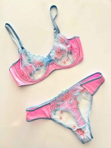 ست لباس زیر صورتی کد 331