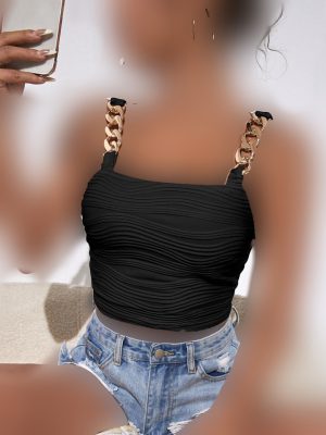 کراپ تاپ مشکی کد 719