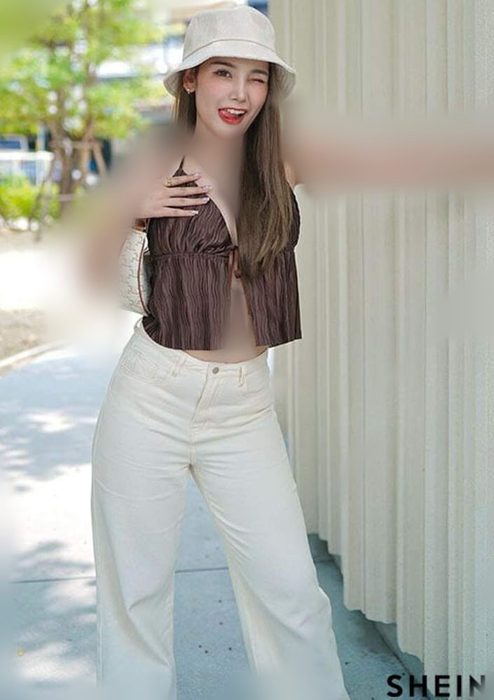 کراپ تاپ قهوه ای کد 721