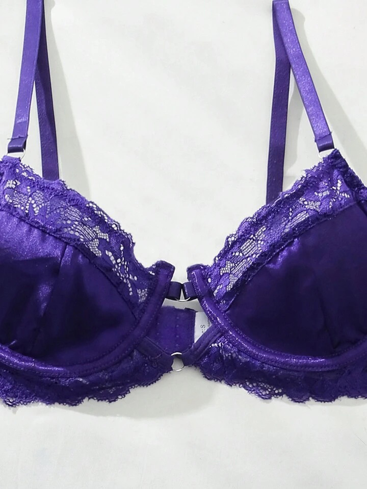 ست لباس زیر بنفش کد 338