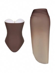 مونوکینی همراه با رومایویی کد 681