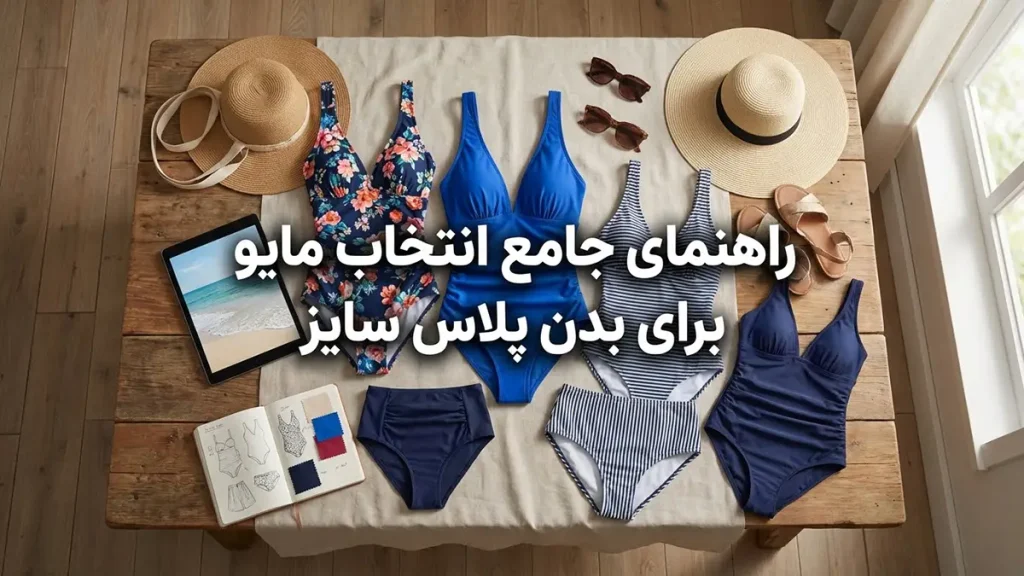 راهنمای انتخاب مایو برای بدن پلاس سایز: راحتی و استایل راهنمای جامع انتخاب مایو برای بدن پلاس سایز