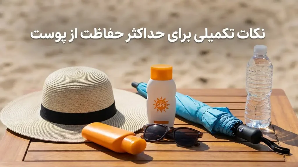 مایو مناسب پوستی که زود میسوزه: راهنمای جامع نکات تکمیلی برای حداکثر حفاظت از پوست