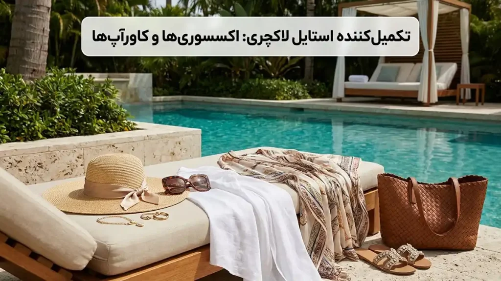 مایو مناسب استایل لاکچری: راهنمای جامع برای درخشش بینظیر تکمیلکننده استایل لاکچری: اکسسوریها و کاورآپها