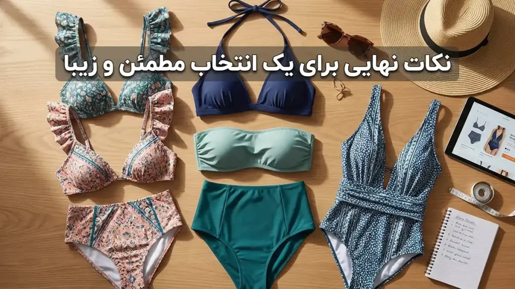 راهنمای جامع انتخاب مایو مناسب برای شانه های باریک!! نکات پایانی برای انتخابی مطمئن و زیبا