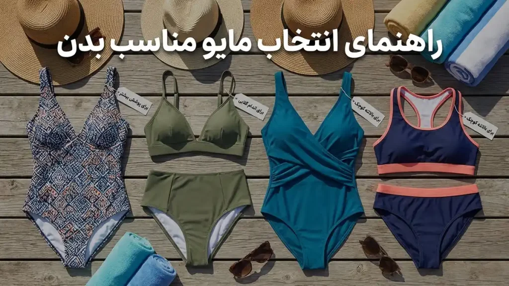 مایو مناسب ساحل: راهنمای جامع برای انتخابی ایدهآل راهنمای انتخاب مایو بر اساس فرم بدن