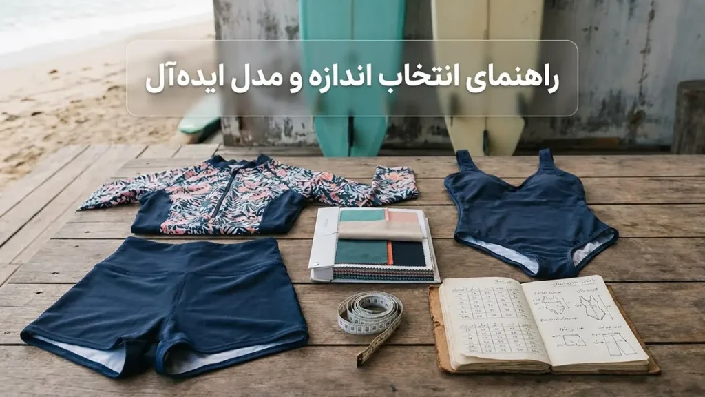 مایو مناسب موجسواری آرام: راهنمای جامع انتخاب و نگهداری راهنمای انتخاب سایز و استایل ایدهآل