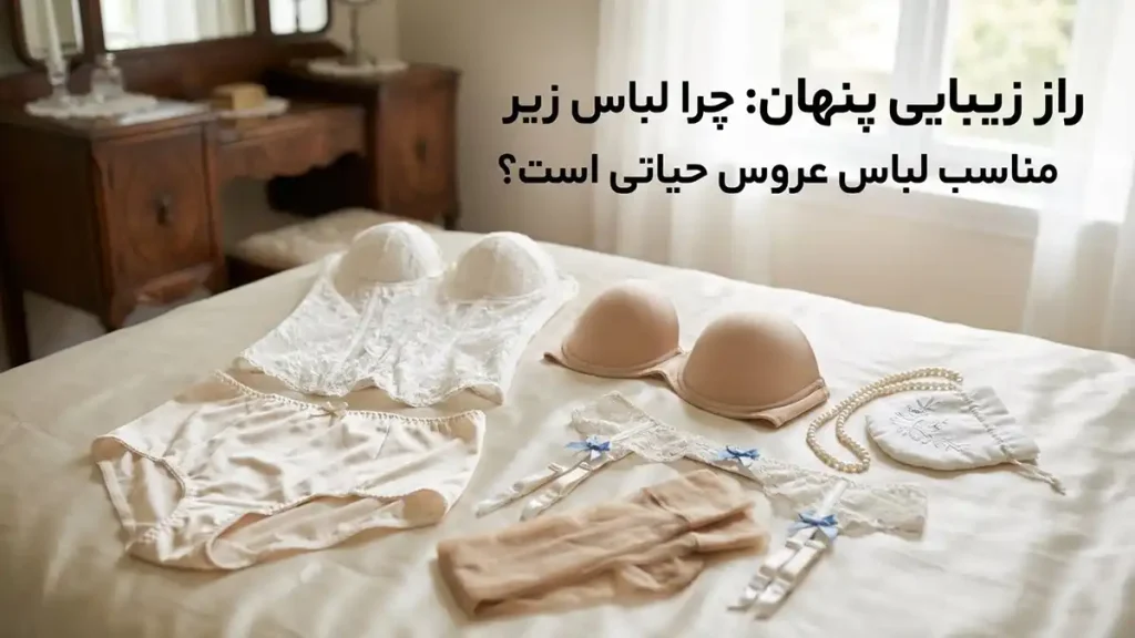 راهنمای جامع انتخاب لباس زیر مناسب لباس عروس راز زیبایی پنهان: چرا لباس زیر مناسب لباس عروس حیاتی است؟