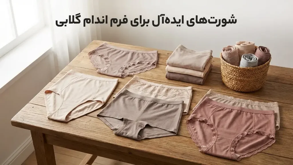 لباس زیر مناسب اندام گلابی: راهنمای جامع برای زیبایی شورتهای ایدهآل برای فرم اندام گلابی