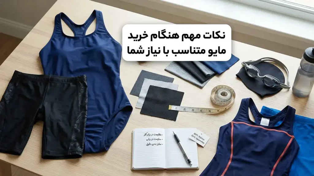 مایو مناسب استایل اسپرت: راهنمای جامع انتخاب و خرید نکات مهم هنگام خرید مایو اسپرت متناسب با نیاز شما