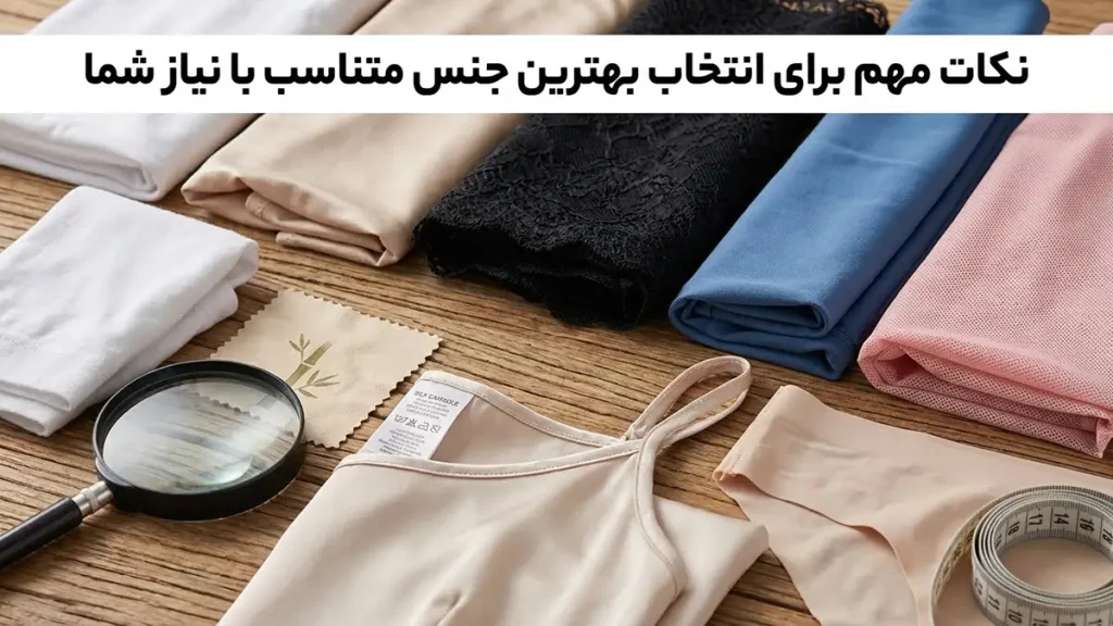 بهترین جنس لباس زیر زنانه: راهنمای جامع نکات مهم برای انتخاب بهترین جنس متناسب با نیاز شما