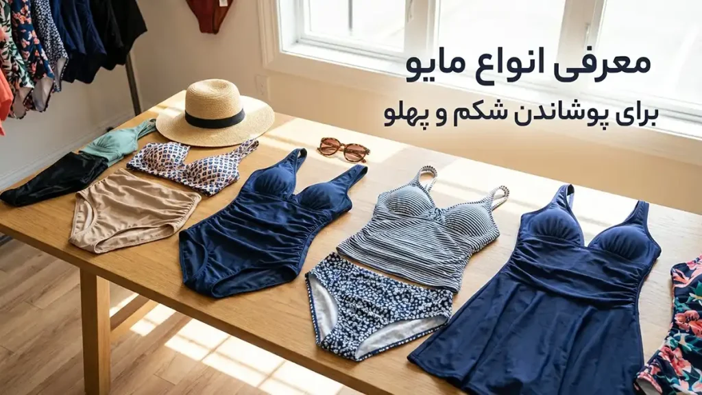 مایو مناسب شکم پهلو: راهنمای جامع انتخاب برای و راحتی معرفی انواع مدل مایو برای پوشش دهی شکم و پهلو