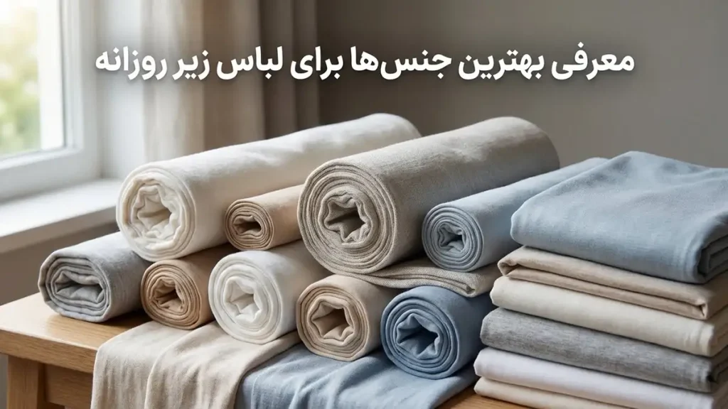 لباس زیر برای استفاده روزمره: راهنمای جامع انتخاب معرفی بهترین جنسها برای لباس زیر روزانه