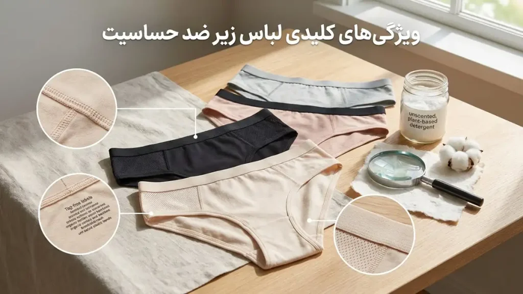 لباس زیر ضد حساسیت: راهنمای جامع برای سلامت پوست ویژگیهای کلیدی لباس زیر ضد حساسیت