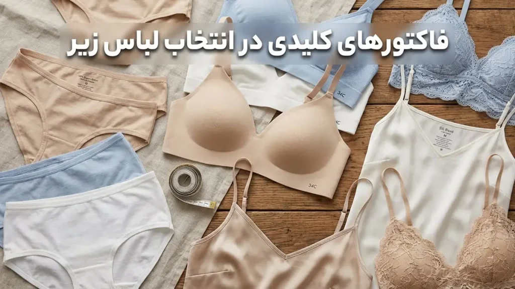 ست کردن لباس زیر با استایل روزانه: راهنمای جامع فاکتورهای کلیدی در انتخاب لباس زیر