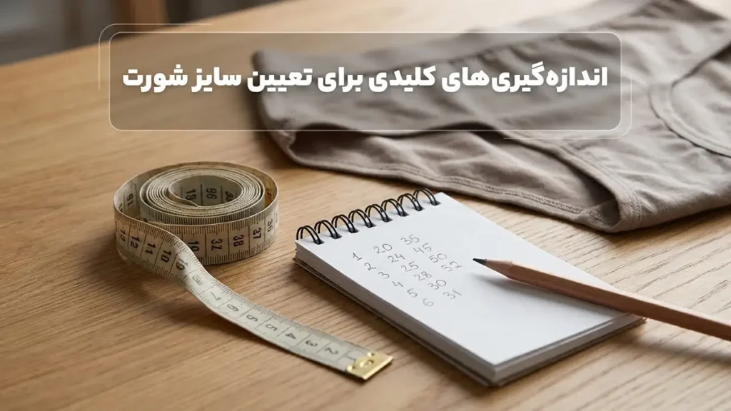 چطور سایز شورت را تشخیص دهیم؟ راهنمای جامع اندازهگیری اندازهگیریهای کلیدی برای تعیین سایز شورت
