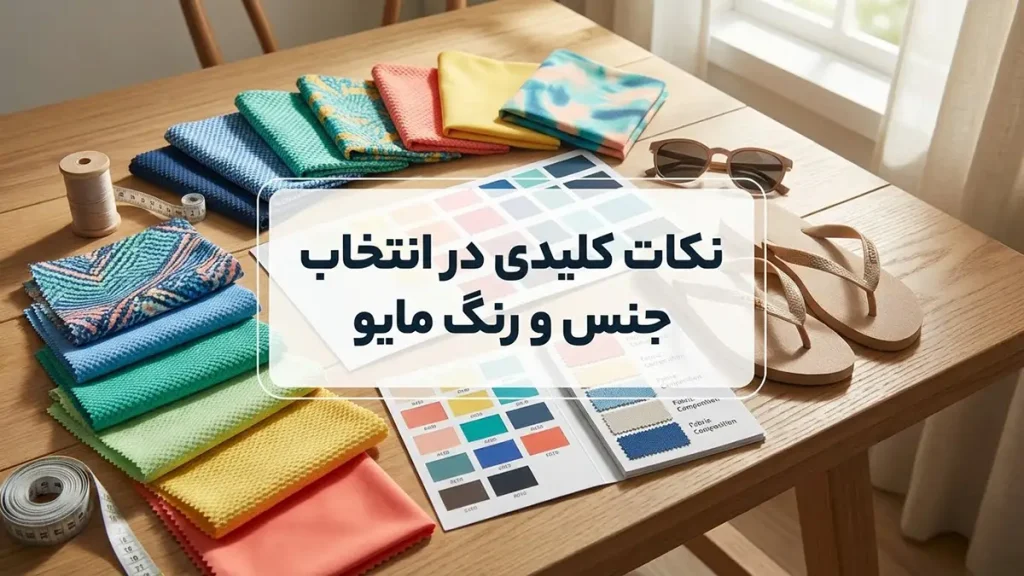 مایو مناسب ساحل: راهنمای جامع برای انتخابی ایدهآل نکات کلیدی در انتخاب جنس و رنگ مایو ساحلی