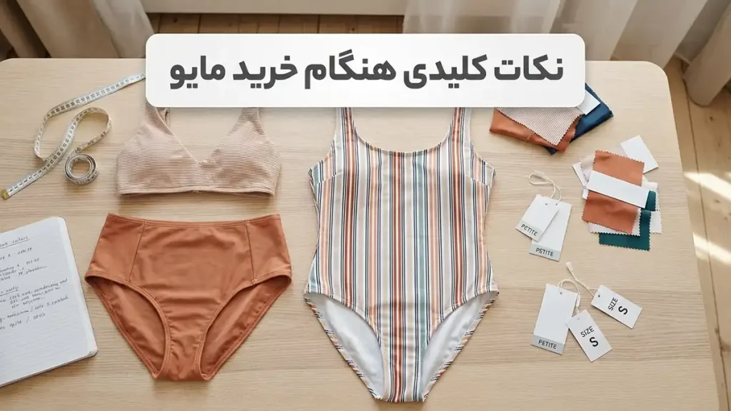 مایو مناسب برای دختران قدکوتاه: راهنمای کامل انتخاب و خرید نکات کلیدی در هنگام خرید مایو