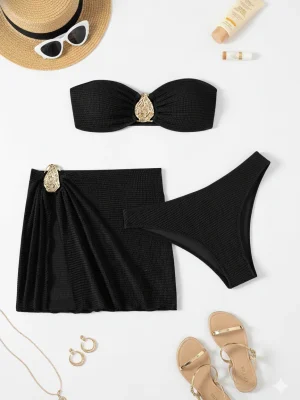 مونوکینی یقه رومی کد ۶۸۹