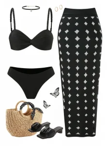 ست مایو فاق بلند و رومایویی کد ۵۶۴