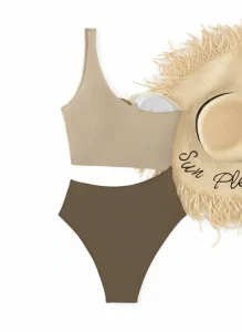 مونوکینی یقه رومی کد ۶۸۹