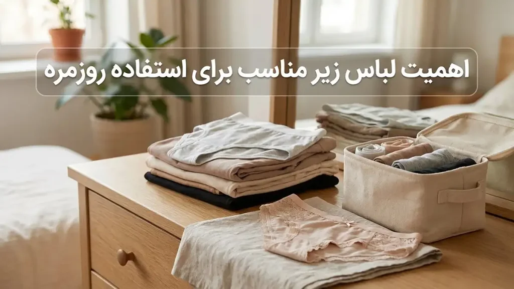 لباس زیر برای استفاده روزمره: راهنمای جامع انتخاب اهمیت لباس زیر مناسب برای استفاده روزمره