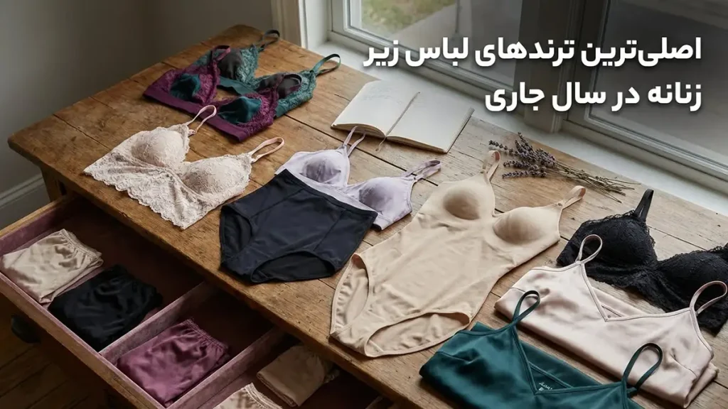 ترند لباس زیر زنانه: کاوشی در دنیای مد و راحتی اصلیترین ترندهای لباس زیر زنانه در سال جاری