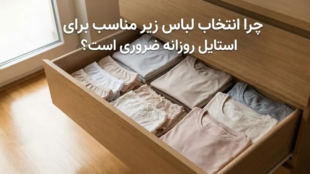 ست کردن لباس زیر با استایل روزانه: راهنمای جامع چرا انتخاب لباس زیر مناسب برای استایل روزانه ضروری است؟