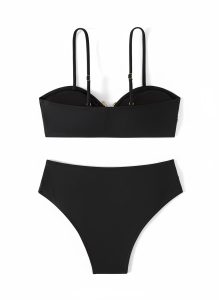 مایو فاق بلند مشکی ستاره دار کد 886