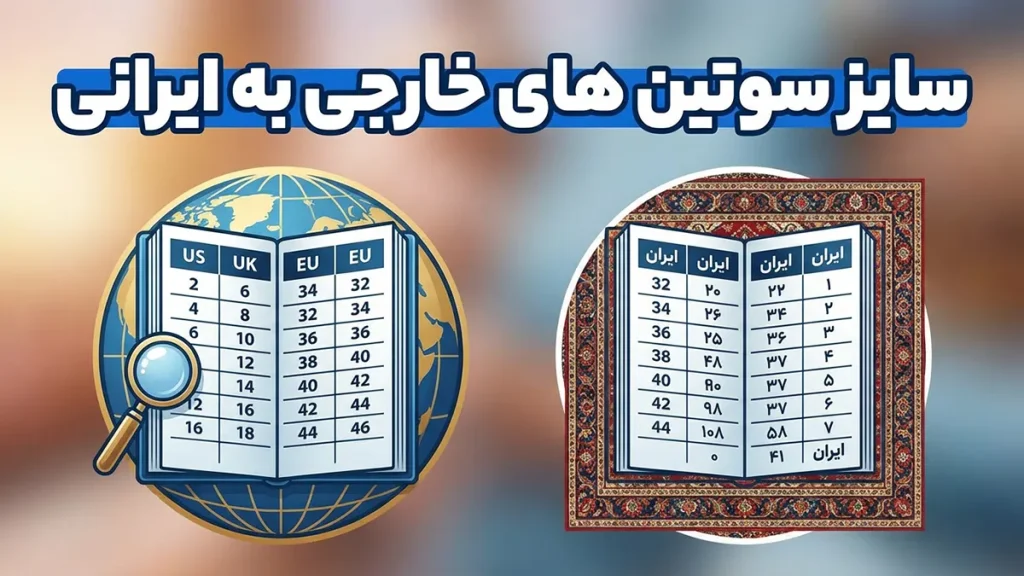 سایز سوتین های خارجی به ایرانی