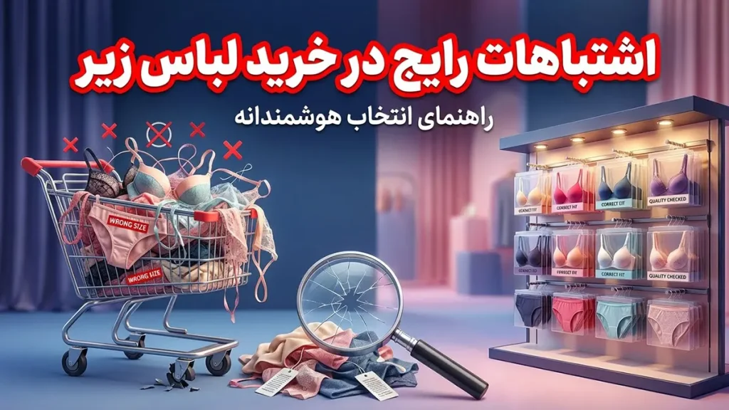 اشتباهات رایج در خرید لباس زیر