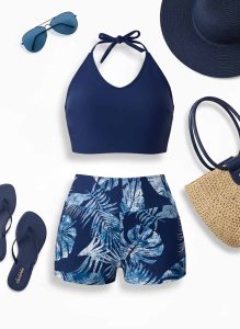 مایو دو تیکه پادار کد 881