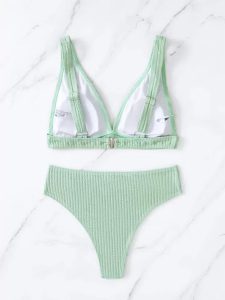 مایو نیمه فاق بلند بالاتنه L پایین تنه M کد 889