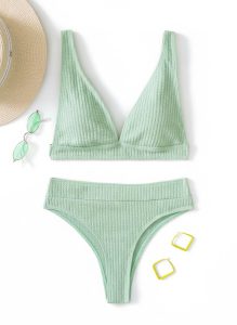 مایو نیمه فاق بلند بالاتنه L پایین تنه M کد 889