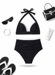 مایو فاق بلند مشکی کد ۸۹۰