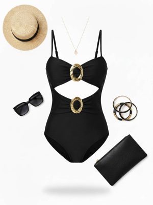 مونوکینی مشکی کد ۶۹۴