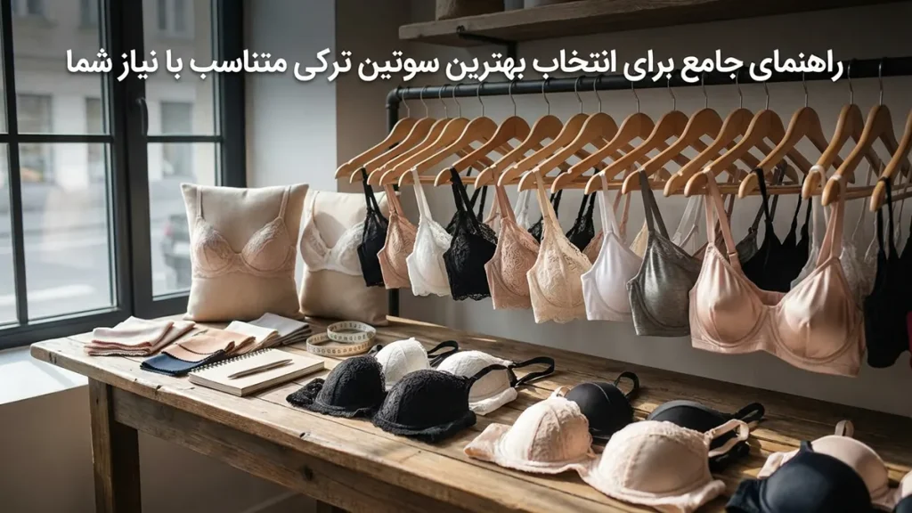 راهنمای جامع انتخاب سوتین ترک متناسب با نیاز شما