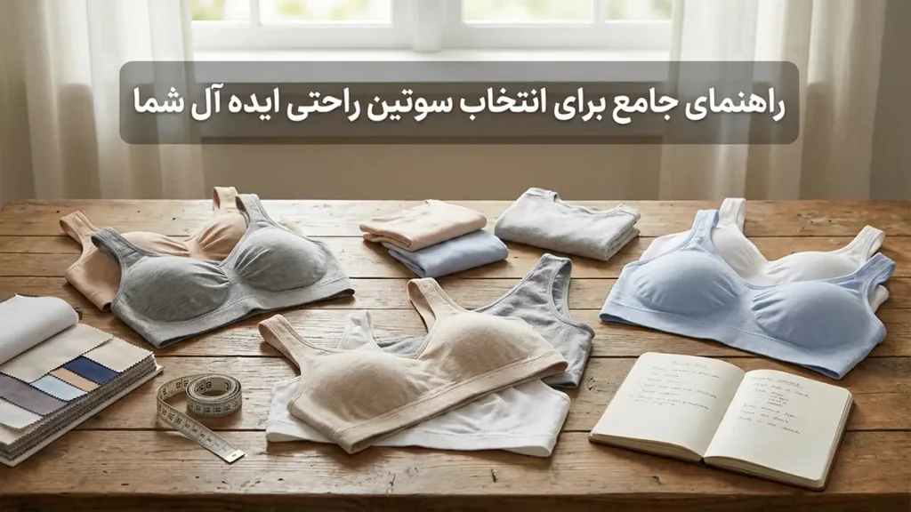 بهترین سوتین راحتی: راهنمای جامع انتخاب و نگهداری راهنمای جامع انتخاب سوتین راحتی ایدهآل شما