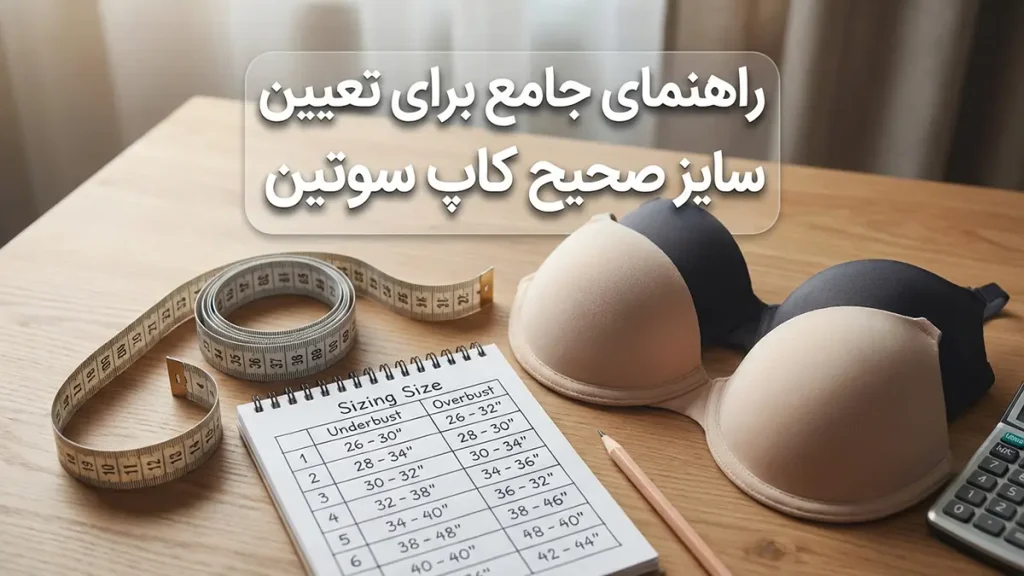بهترین کاپ سوتین: راهنمای جامع انتخاب و فرمدهی ایدهآل راهنمای جامع تشخیص سایز صحیح کاپ سوتین