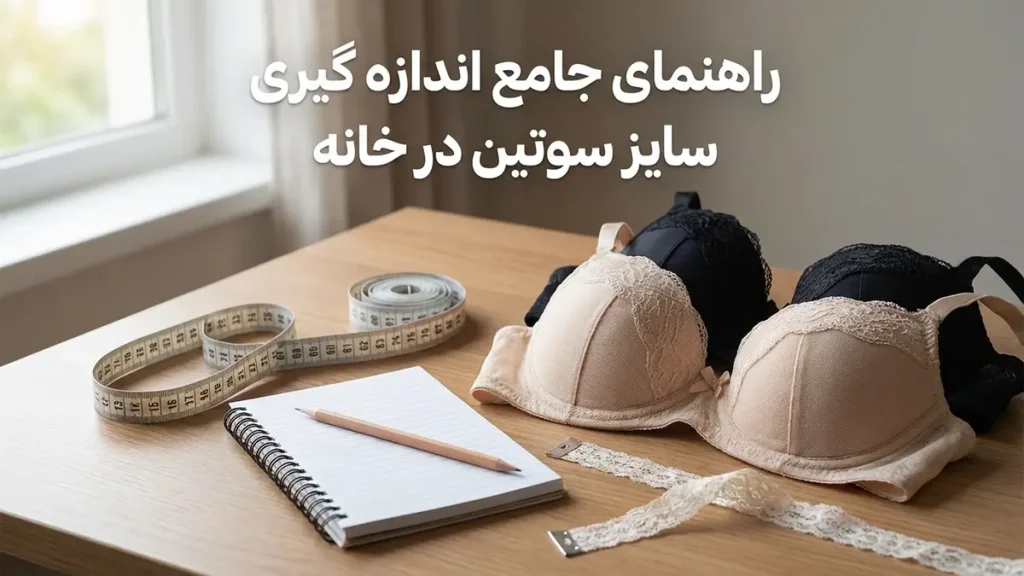 راهنمای جامع اندازه‌گیری سایز سوتین در خانه