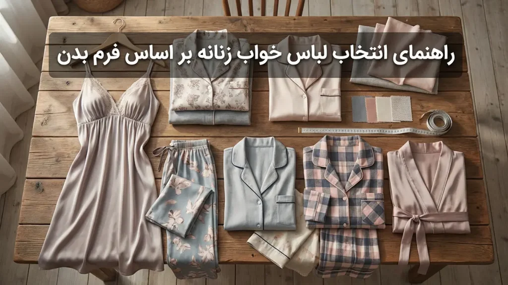 چطور لباس خواب مناسب تیپ بدنی انتخاب کنیم؟ راهنمای انتخاب لباس خواب بر اساس تیپهای بدنی اصلی