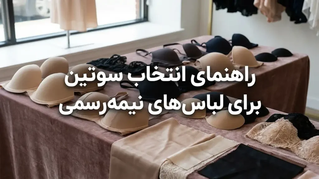 لباس زیر مناسب لباسهای نیمهرسمی: راهنمای جامع برای استایلی بینقص راهنمای انتخاب سوتین مناسب لباسهای نیمهرسمی