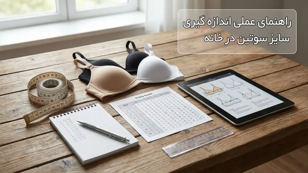 سایز سوتین از چند شروع میشه؟ راهنمای جامع برای انتخاب صحیح راهنمای عملی اندازه گیری سایز سوتین در خانه