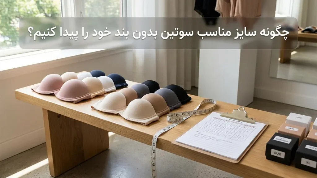 چطور سوتین مناسب لباسهای بدون بند انتخاب کنیم راهنمای دقیق اندازهگیری: چگونه سایز صحیح سوتین بدون بند خود را پیدا کنیم؟