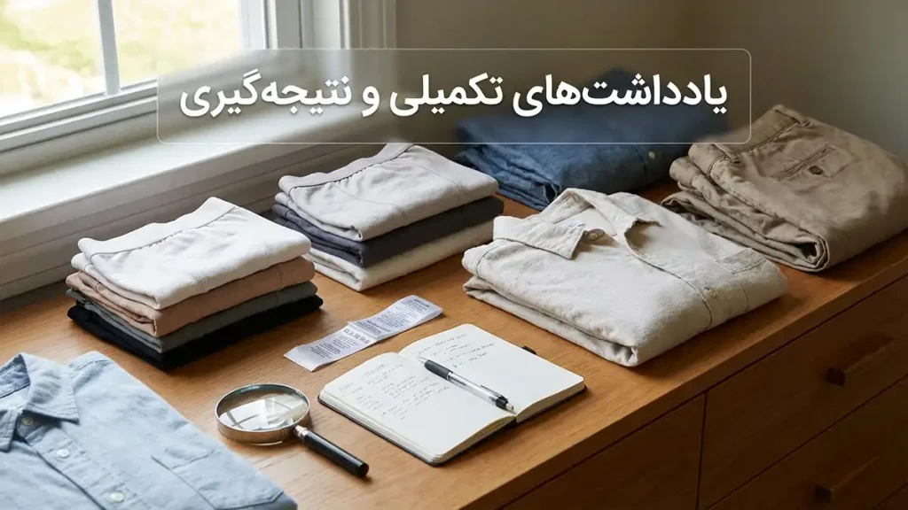 لباس زیر مناسب لباسهای نخی: راهنمای جامع برای راحتی، سلامت و زیبایی نکات تکمیلی و نتیجهگیری