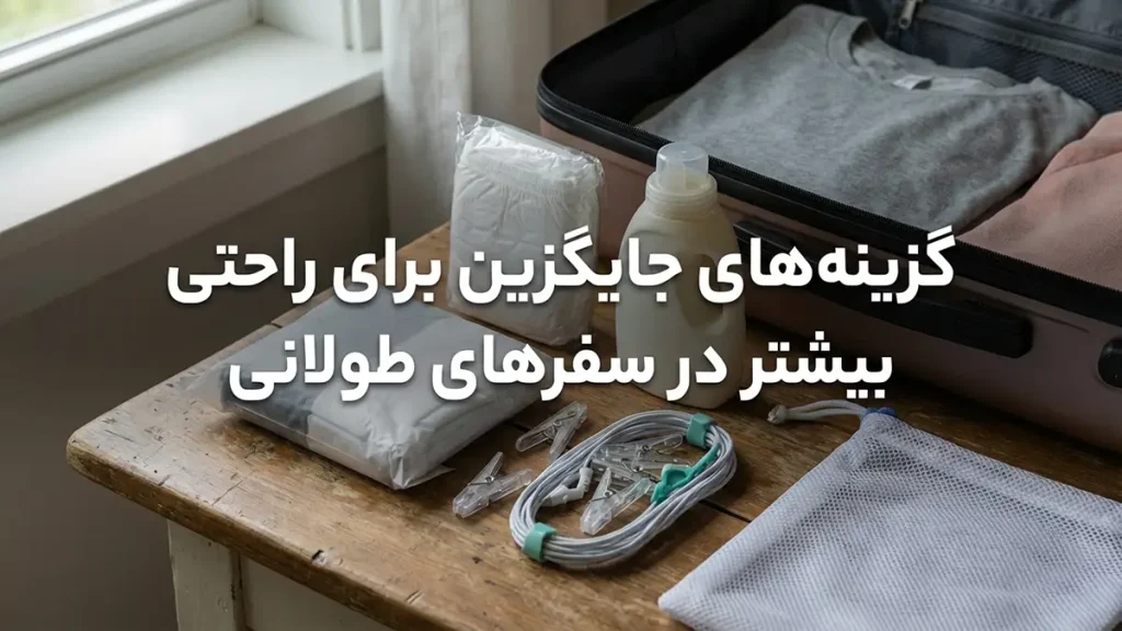 چطور لباس زیر رو در سفر تمیز نگه داریم گزینههای جایگزین برای راحتی بیشتر در سفرهای طولانی