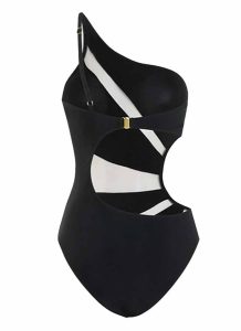 مایو یک تکه مشکی کد ۶۳۰