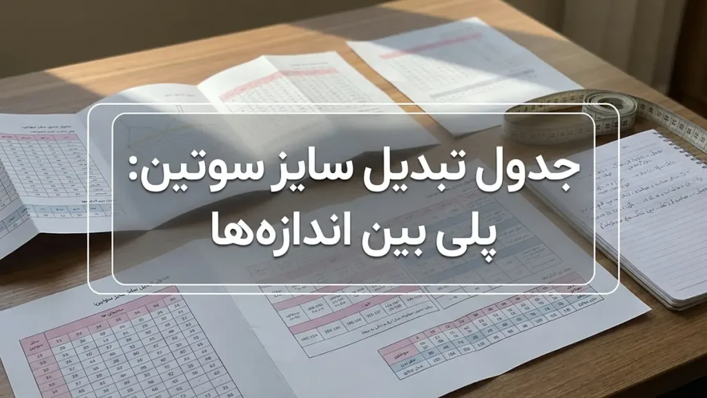 جدول تبدیل سایز سوتین: پل ارتباطی بین سایزها