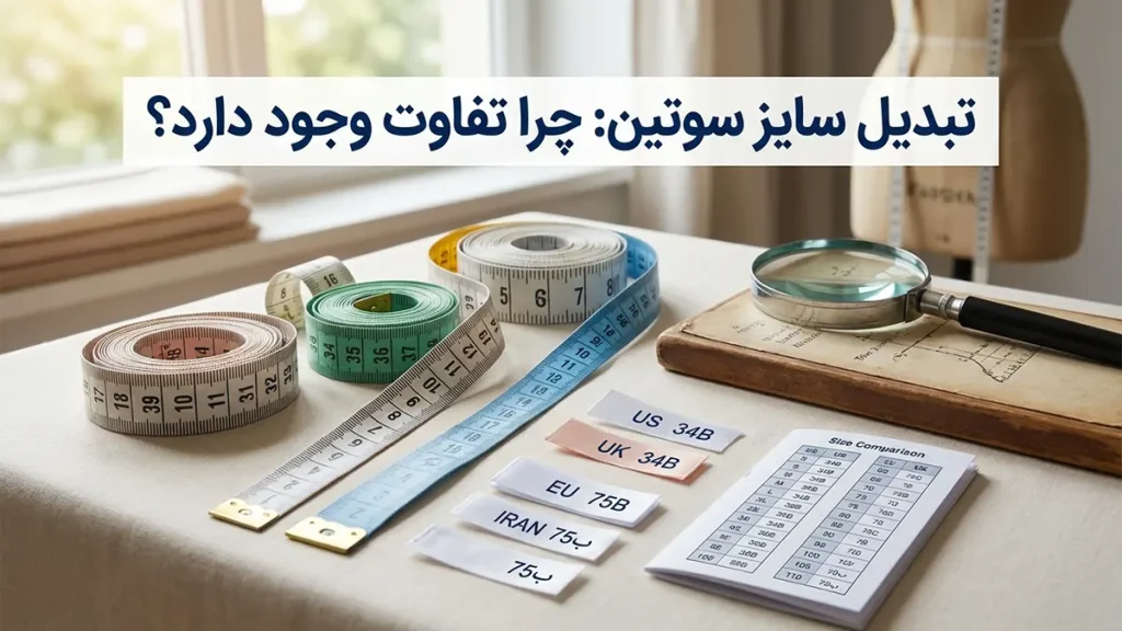 سایز سوتین های خارجی به ایرانی: راهنمای جامع تبدیل و انتخاب ایدهآل تبدیل سایز سوتین: چرا تفاوت وجود دارد؟